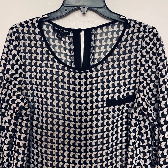 New Women’s I.N.Studio Long Sleeve Blouse/Size PL - Picture 1 of 5